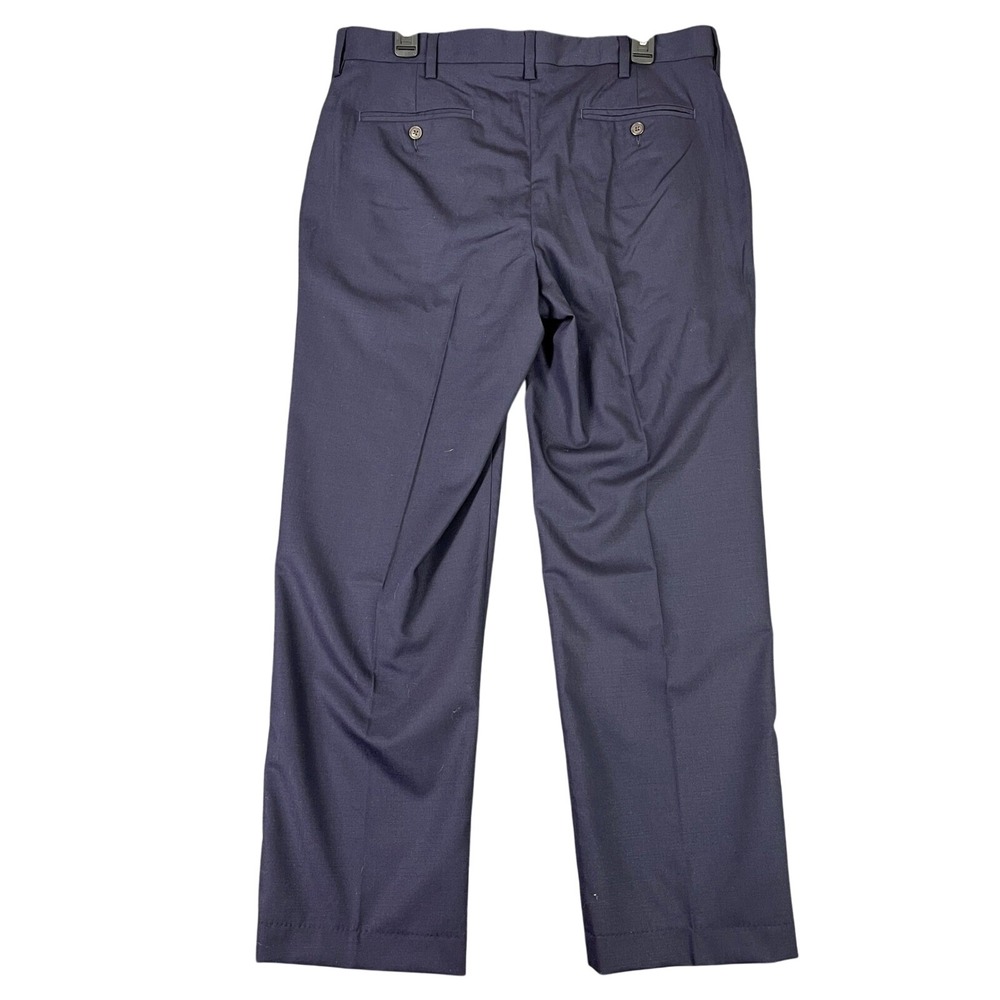 Lands End Traditional Fit Wool Blend Dress Pants Office Wear Mens 34x29